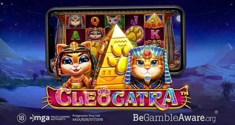 The cat Queen Cleopatra welcomes you on a journey through a feline filled ancient Egypt